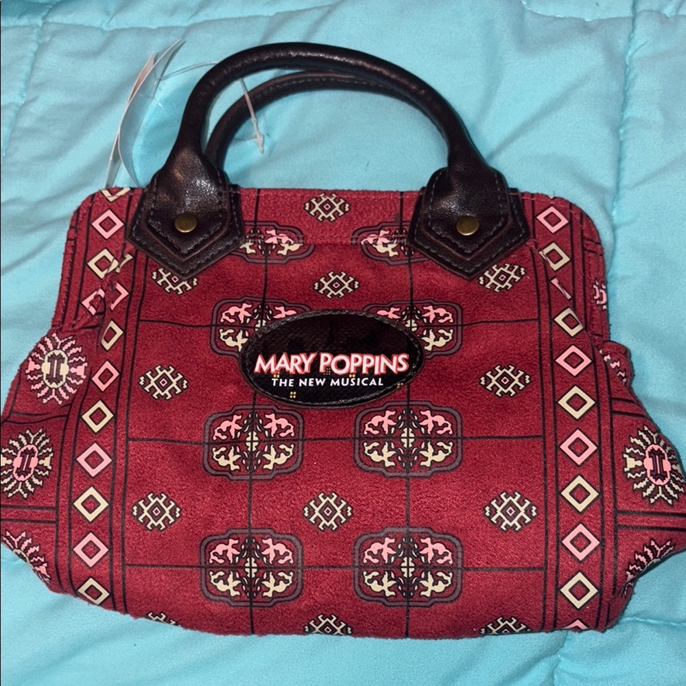 Mary Poppins The New Musical Red Patterned Women's Bag